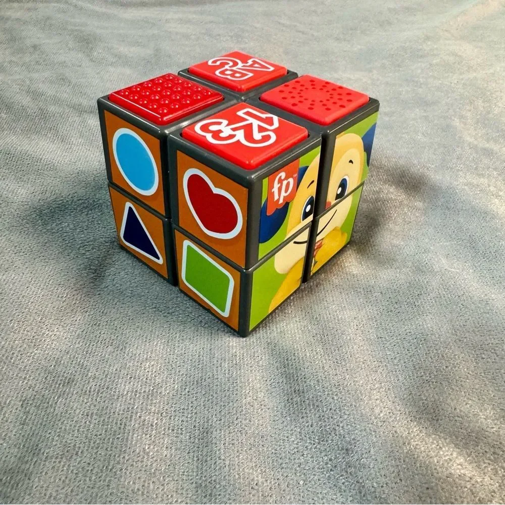 Fisher-Price Laugh & Learn Puppy’s Activity Cube | Baby Rubiks Toy